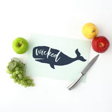 Nantucket Collection | Wicked Whale Cutting board - Home Decor