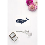 Nantucket Collection | Wicked Whale greeting card - Stationery