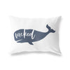 Nantucket Collection | Wicked Whale rectangle throw pillow - Pillows