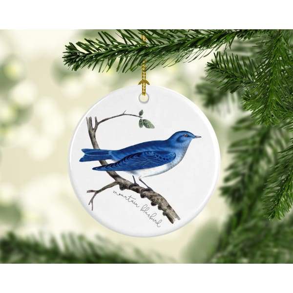 Nevada state bird | Mountain Bluebird - Ornament - State Bird