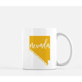 Nevada State Song | Home Means Nevada To Me - Mug | 11 oz / Gold - State Song
