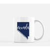 Nevada State Song | Home Means Nevada To Me - Mug | 11 oz / MidnightBlue - State Song