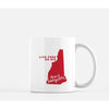 New Hampshire State Song | Live Free or Die - Mug | 11 oz / Red - State Song