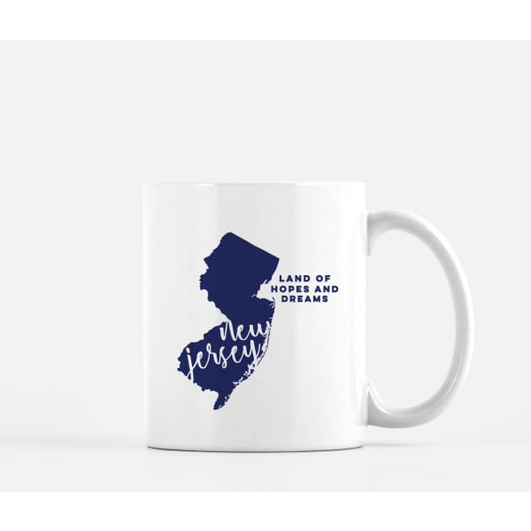 New Jersey State Song | Land of Hopes and Dreams - Mug | 11 oz / RoyalBlue - State Song
