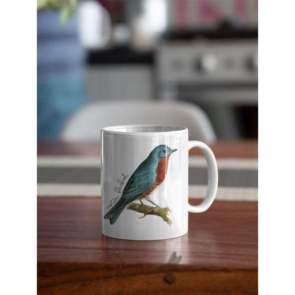 New York state bird | Eastern Bluebird - Mug | 11 oz - State Bird