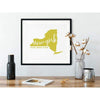 New York State Song | Home Sweet Home - 5x7 Unframed Print / Khaki - State Song