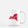 New York State Song | Home Sweet Home - Mug | 11 oz / Red - State Song