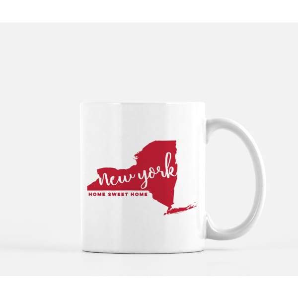 New York State Song | Home Sweet Home - Mug | 15 oz / Red - State Song