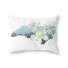 North Carolina Flowering Dogwood | State Flower Series - Pillow | Lumbar - State Flower