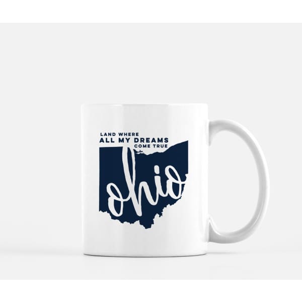 Ohio State Song | Land Where All My Dreams Come True - Mug | 11 oz / Black - State Song
