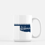 Oklahoma State Song | Radiant as the Setting Sun - Mug | 15 oz / MidnightBlue - State Song