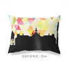 Oxford Ohio geometric skyline - Pillow | Lumbar / Yellow - Geometric Skyline