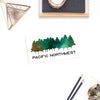 Pacific Northwest watercolor trees | Secret Sale - Magnet - Portland Vibes