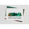 Pacific Northwest watercolor trees | Secret Sale - Notecard - Portland Vibes