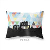 Petra Jordan geometric skyline - Pillow | Lumbar / LightSkyBlue - Geometric Skyline