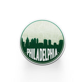 Philadelphia Pennsylvania map coaster set | sandstone coaster set in various colors - Set of 2 / Green - City Road Maps