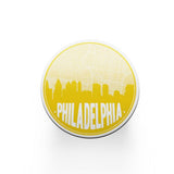 Philadelphia Pennsylvania map coaster set | sandstone coaster set in various colors - Set of 2 / Yellow - City Road Maps