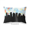 Phoenix Arizona geometric skyline - Pillow | Lumbar / LightSkyBlue - Geometric Skyline