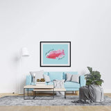 Pink Fish | Miami Vibes Collection - 5x7 FRAMED Print - 80s Miami Vibes