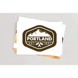 Portland Mountain Badge | Secret Sale - Notecard - Portland Vibes