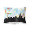 Pretoria South Africa geometric skyline - Pillow | Lumbar / LightSkyBlue - Geometric Skyline