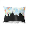 Princeton New Jersey geometric skyline - Pillow | Lumbar / LightSkyBlue - Geometric Skyline