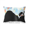 Punta Cana geometric skyline - Pillow | Lumbar / LightSkyBlue - Geometric Skyline