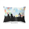Quebec City Quebec geometric skyline - Pillow | Lumbar / LightSkyBlue - Geometric Skyline