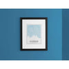 Queens New York road map and skyline - 5x7 Unframed Print / LightBlue - City Map and Skyline