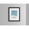 Queens New York road map and skyline - 5x7 Unframed Print / SteelBlue - City Map and Skyline