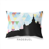Radebuel Germany geometric skyline - Pillow | Lumbar / LightSkyBlue - Geometric Skyline