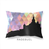 Radebuel Germany geometric skyline - Pillow | Lumbar / RebeccaPurple - Geometric Skyline
