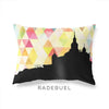 Radebuel Germany geometric skyline - Pillow | Lumbar / Yellow - Geometric Skyline