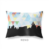 Reno Nevada geometric skyline - Pillow | Lumbar / LightSkyBlue - Geometric Skyline