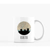 Rochester New York city skyline with vintage Rochester map - Mug | 11 oz - City Map Skyline