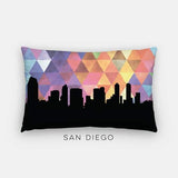 San Diego California geometric skyline - Geometric Skyline