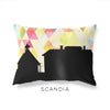 Scandia Missouri geometric skyline - Pillow | Lumbar / Yellow - Geometric Skyline