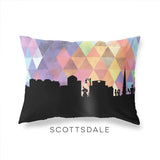 Scottsdale Arizona geometric skyline - Pillow | Lumbar / RebeccaPurple - Geometric Skyline