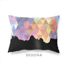 Sedona Arizona geometric skyline - Pillow | Lumbar / RebeccaPurple - Geometric Skyline