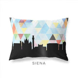 Siena Italy geometric skyline - Pillow | Lumbar / LightSkyBlue - Geometric Skyline