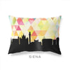 Siena Italy geometric skyline - Pillow | Lumbar / Yellow - Geometric Skyline