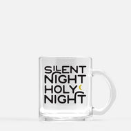 Silent Night Holy Night Christmas mug | glass 11 oz mug - Mugs