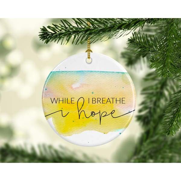 South Carolina state motto | While I Breathe I Hope - Ornament - State Motto
