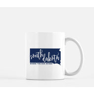 South Dakota State Song | Where the Sun Shines - 5x7 Unframed Print / MidnightBlue - State Song