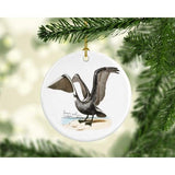 St Kitts and Nevis national bird | Brown Pelican - Ornament - Birds
