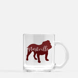 Starkville Mississippi red bulldog - Mug | Glass Mug - City Symbols