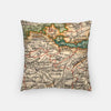 Stirling Scotland city skyline with vintage Stirling map - City Map Skyline