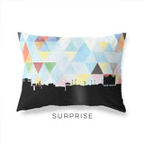 Surprise Arizona geometric skyline - Pillow | Lumbar / LightSkyBlue - Geometric Skyline