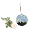 Tampa Florida city skyline with vintage Tampa map - Ornament - City Map Skyline