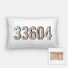 Tampa Florida ZIP code - Pillow | Lumbar - ZIP Code